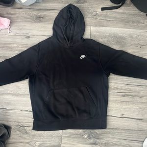 Black Nike hoodie. Size Large